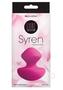 Luxe Syren Silicone Massager Usb Rechargeable Water Resistant Pink 3 Inch