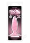 Firefly Pleasure Plug Butt Plug Glow In The Dark - Pink
